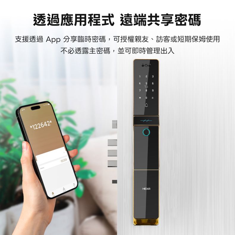 HEXA 電子鎖 P100F-Pro 產品圖