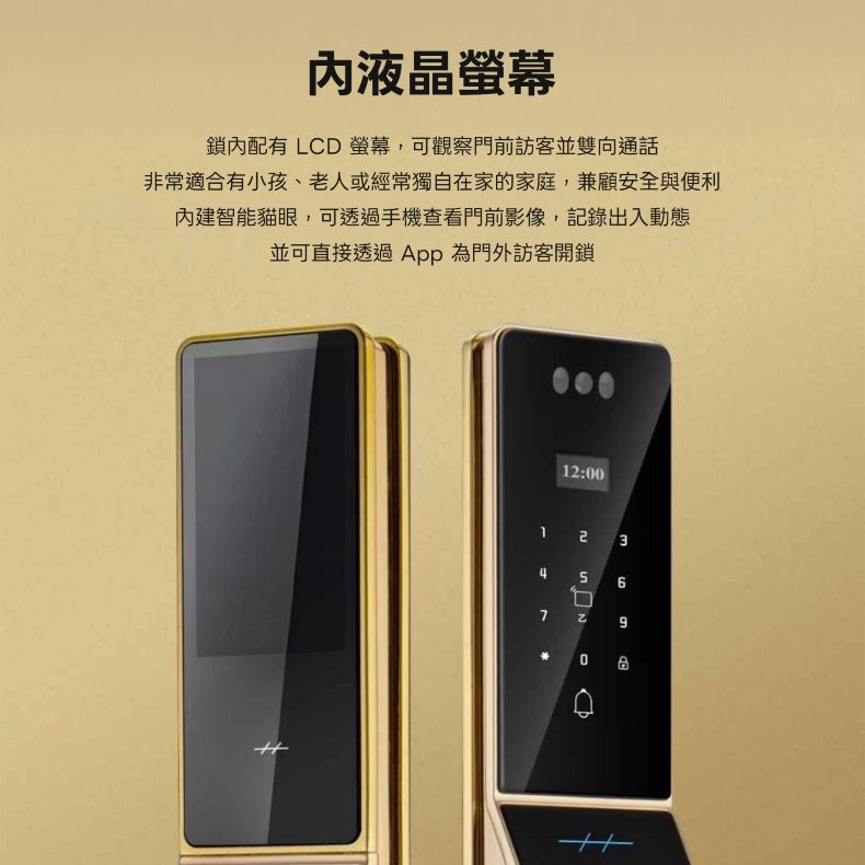 HEXA 電子鎖 P100F-Pro 產品圖