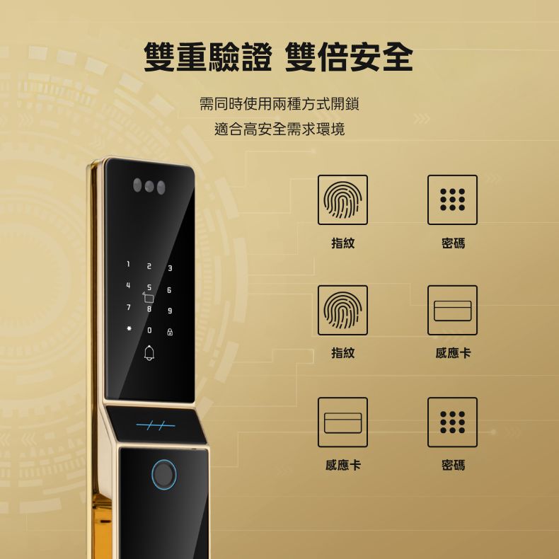 HEXA 電子鎖 P100F-Pro 產品圖