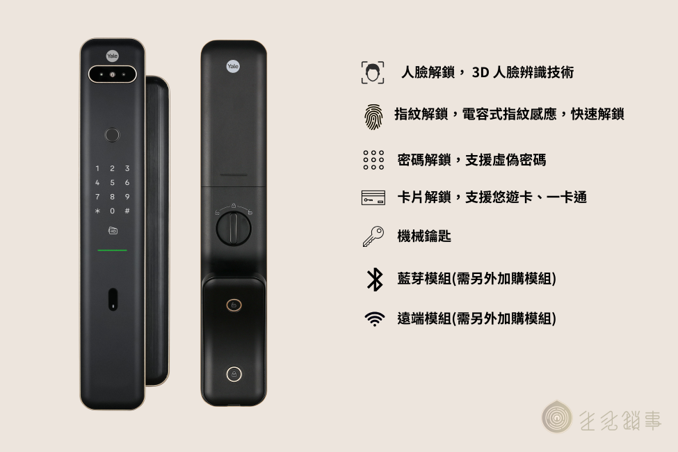 Yale耶魯電子鎖-Luna Pro+