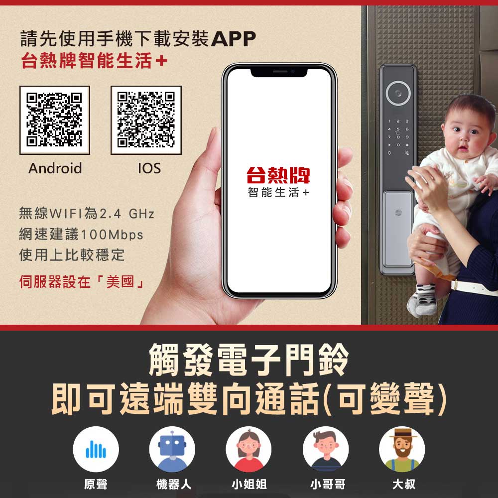 TEW 台熱牌電子鎖 A1 產品圖