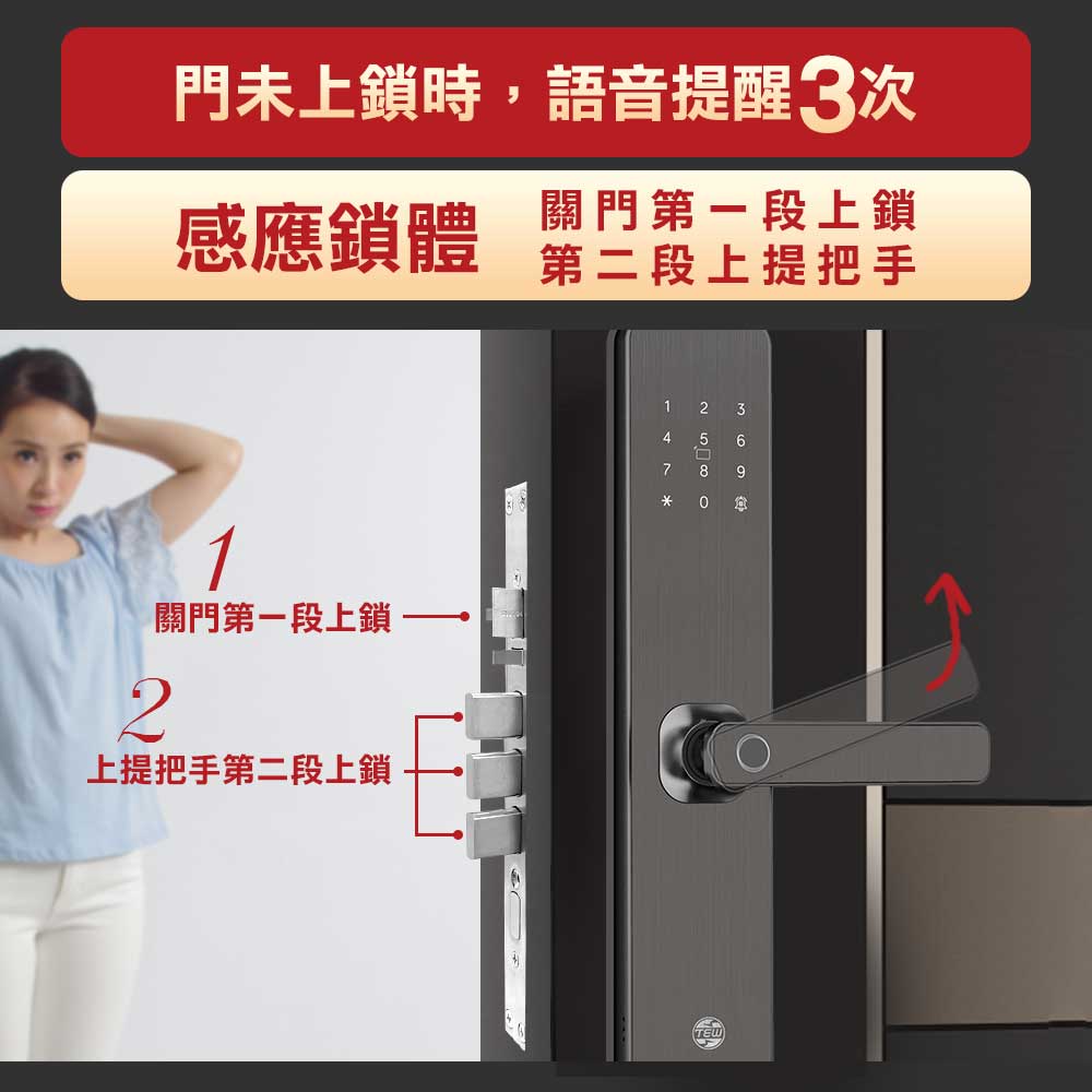 TEW 台熱牌電子鎖 H1 產品圖