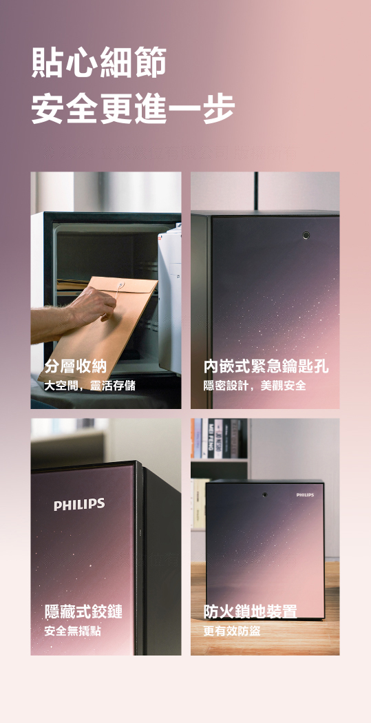 Philips飛利浦保險箱-SBX501
