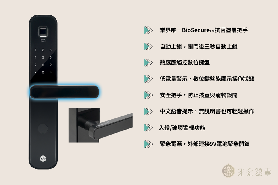 Yale耶魯電子鎖-7220