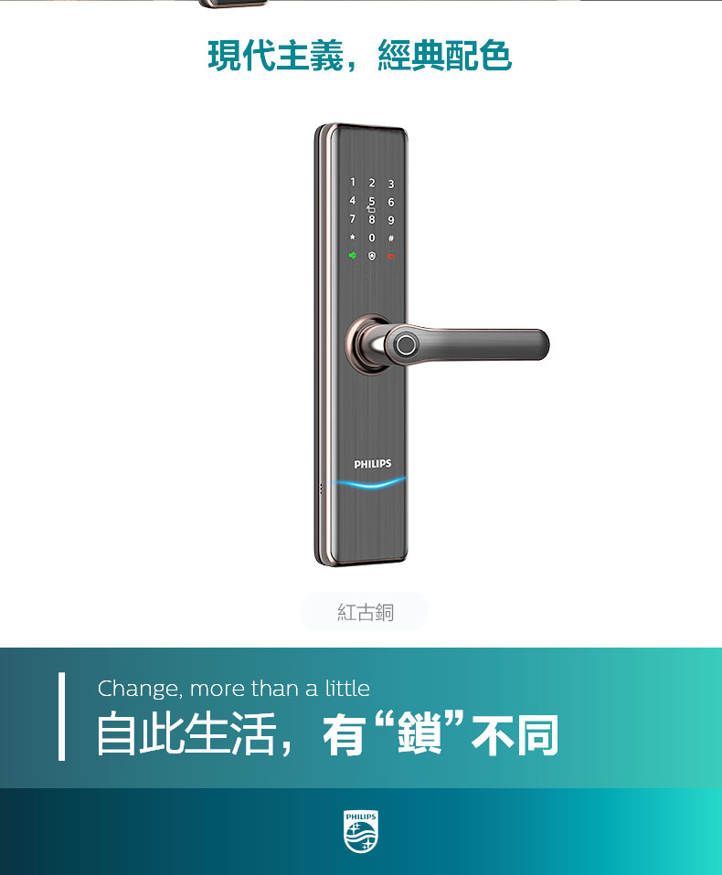 Philips飛利浦電子鎖-7300