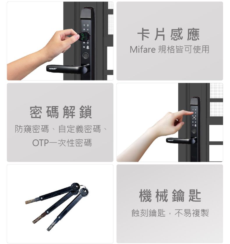 FIBRE 琺博 電子鎖 FB63M 產品圖