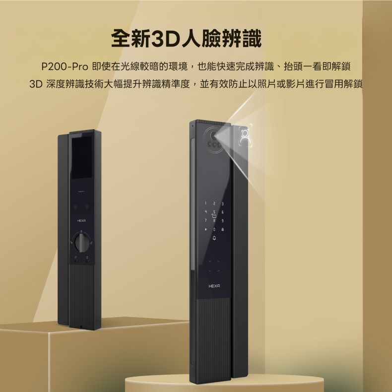 HEXA 電子鎖 P200-Pro 產品圖
