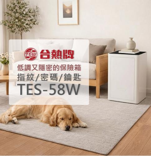 TEW 台熱牌 TES-58W 保險箱放在客廳的情境照｜生活鎖事