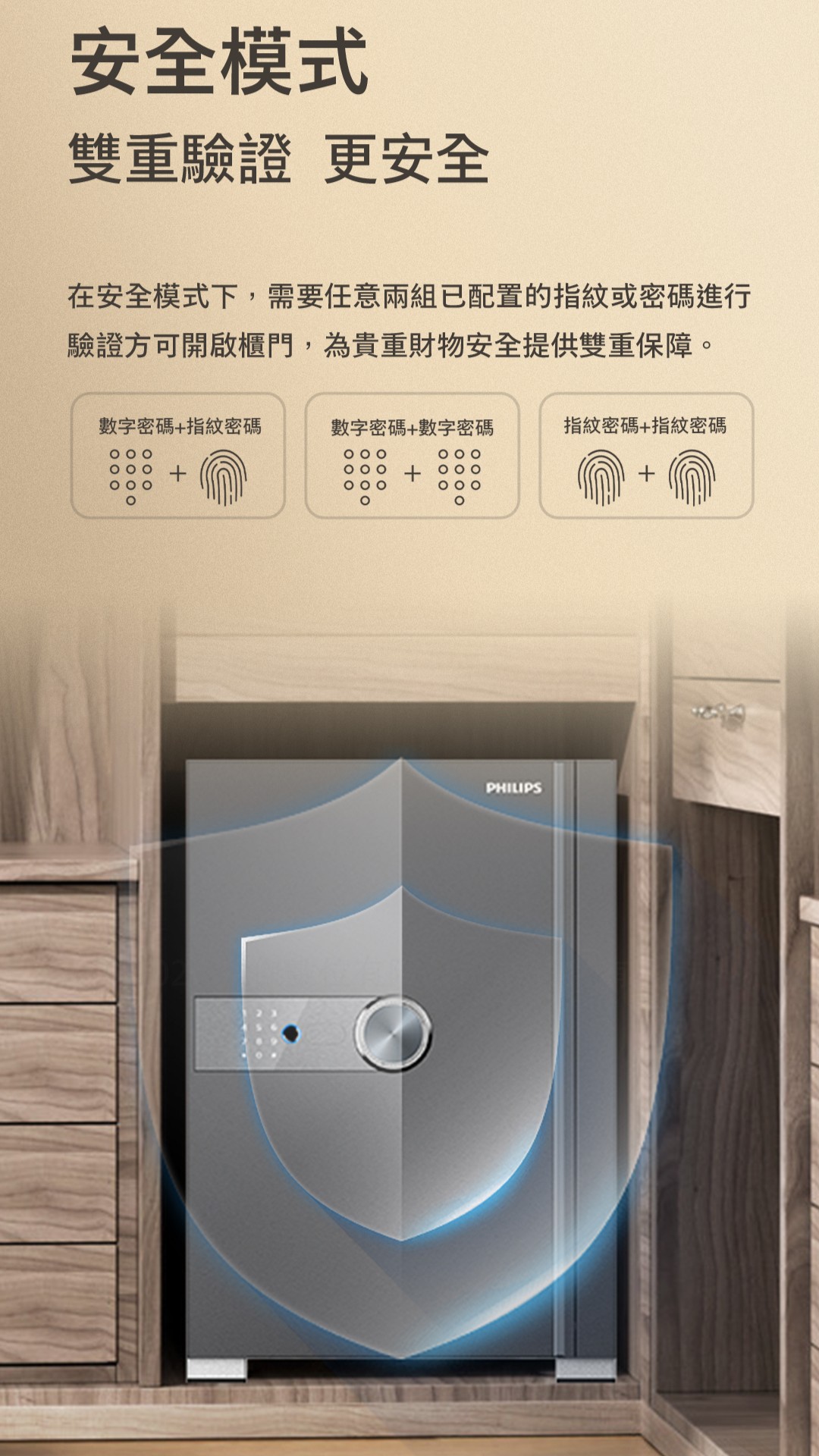 Philips飛利浦保險櫃-SBX202
