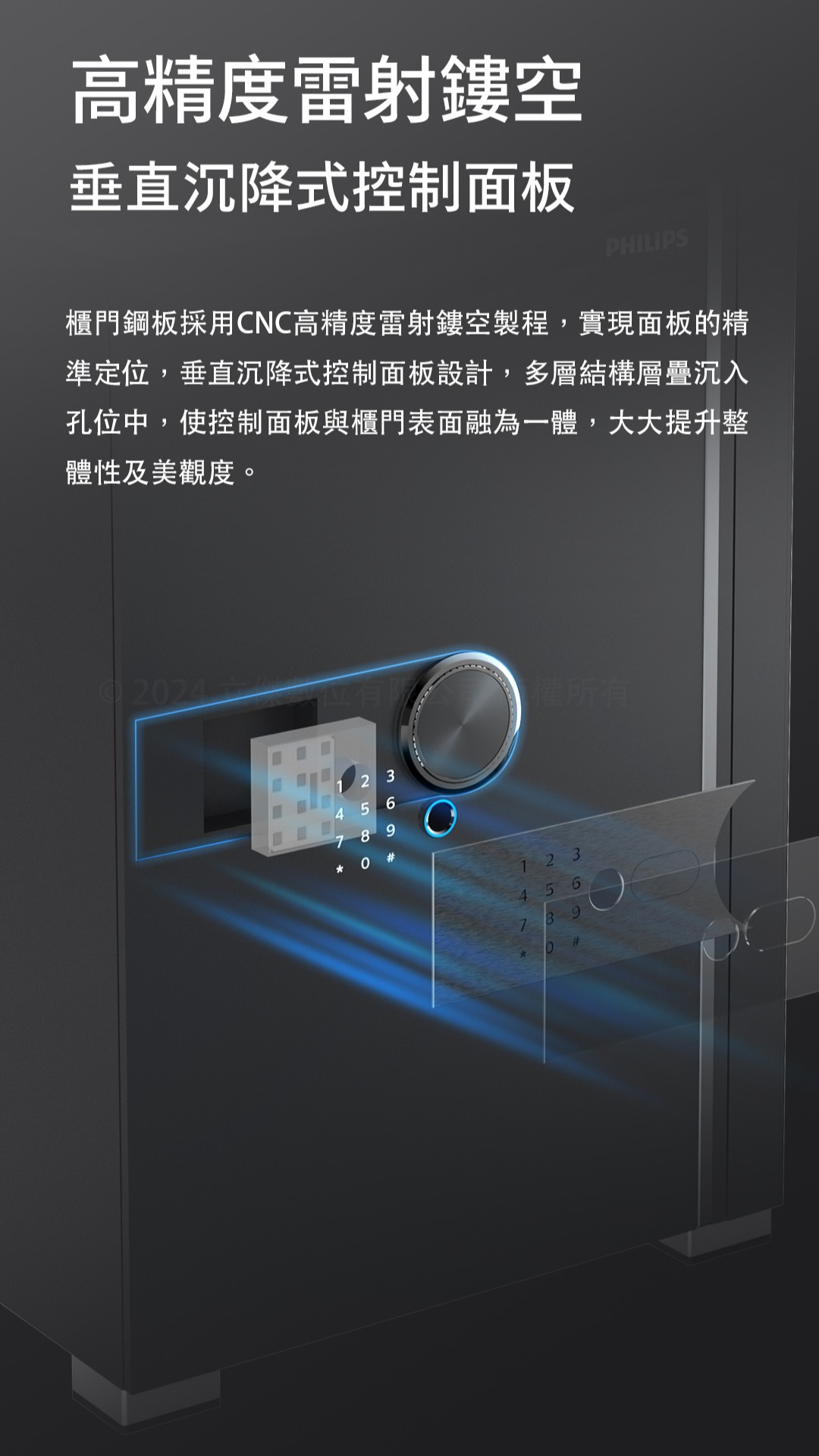 Philips飛利浦保險櫃-SBX202
