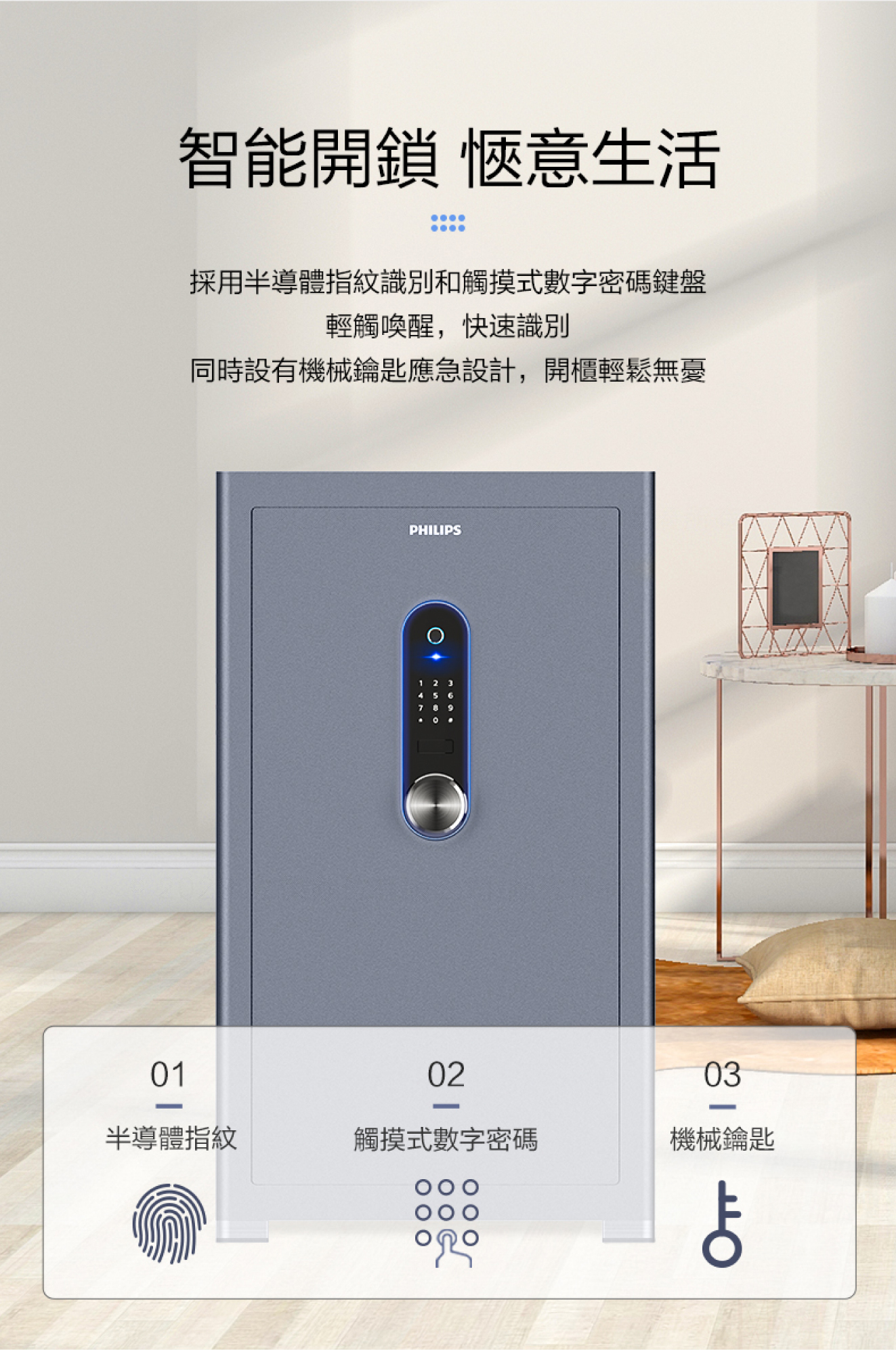 Philips飛利浦保險櫃-SBX601