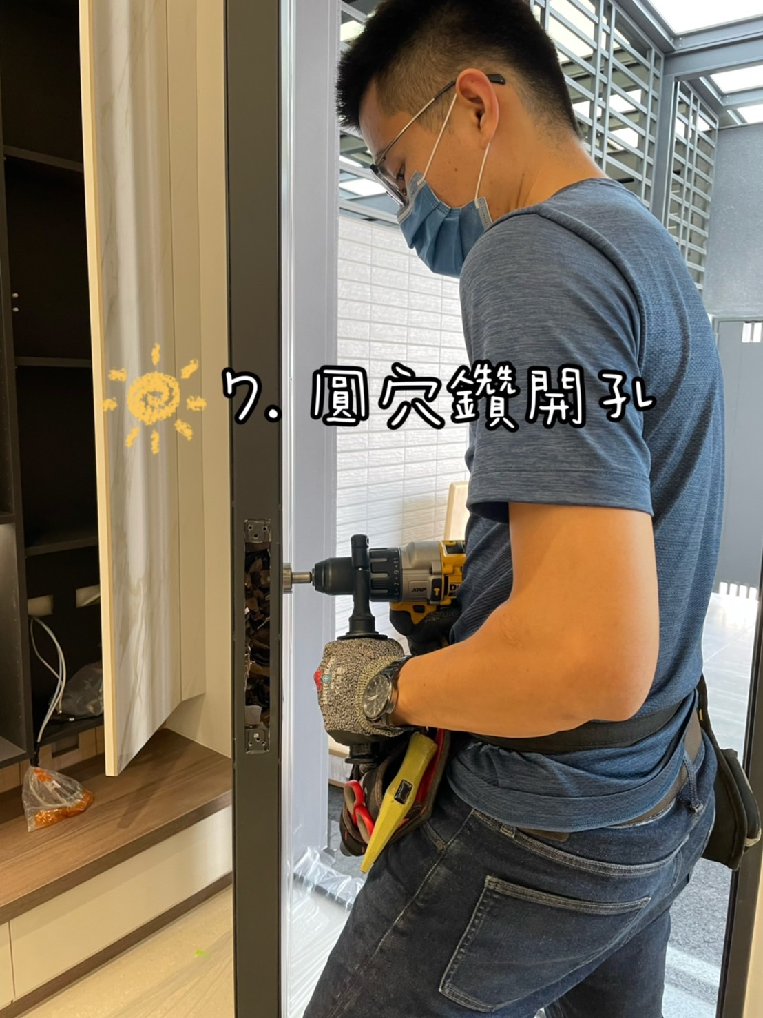 電子鎖安裝過程步驟7 電子鎖安裝過程步驟7