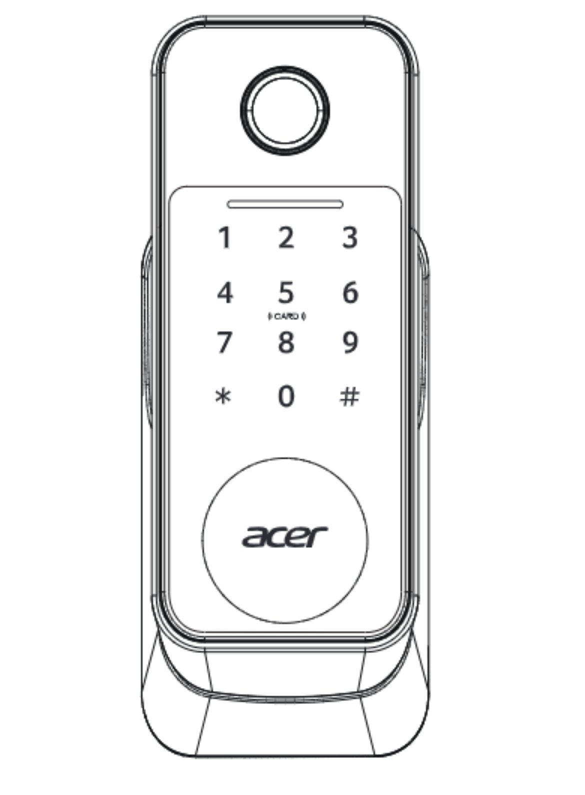 ACER 碁智鎖 ODL101 外面板外觀