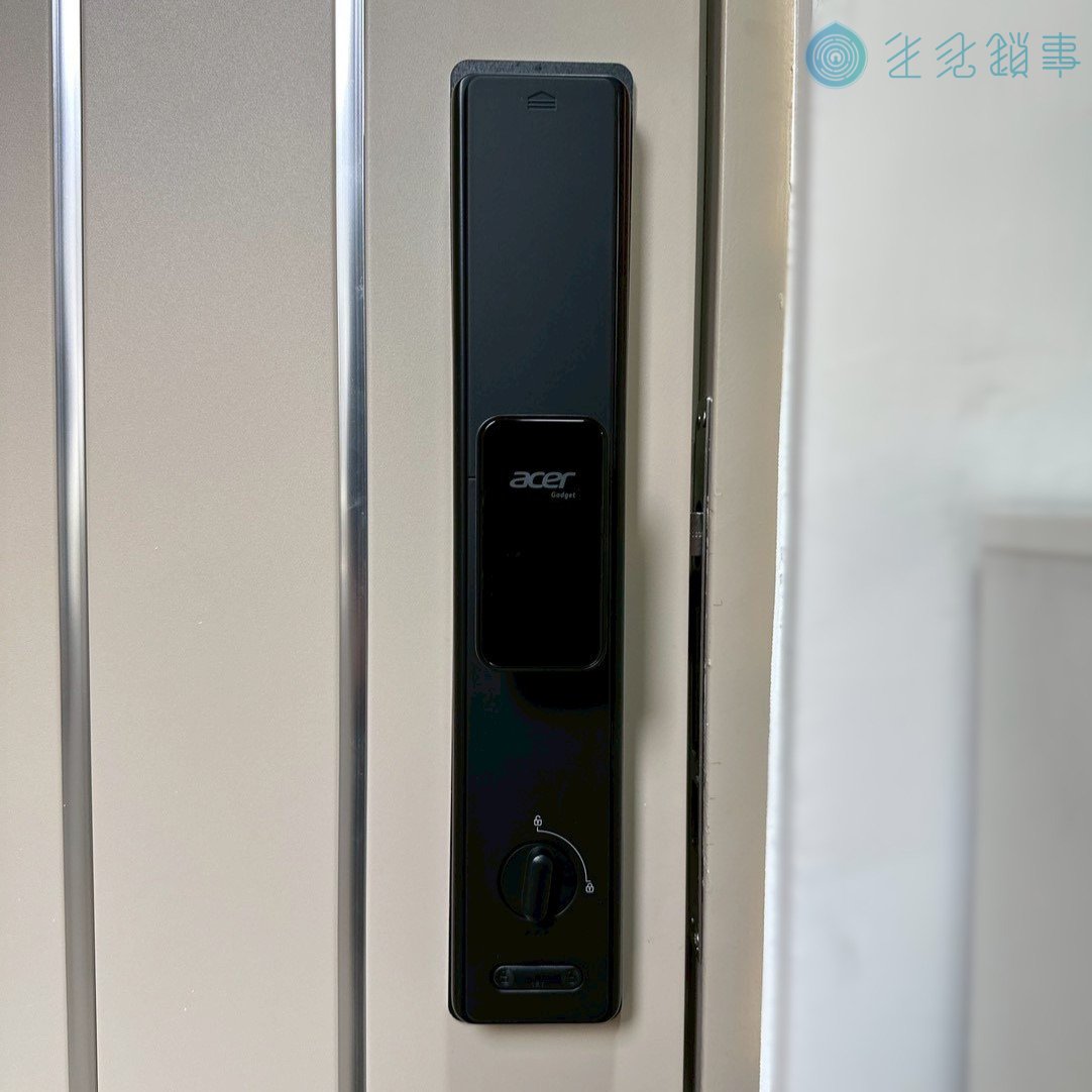 台中市北區電子鎖安裝實績｜Acer Gadget ODL102 消防法規門 完工照