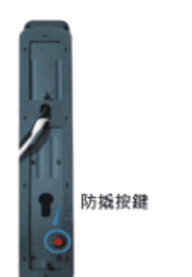 ACER ODL103 前面板底下的防撬按鍵位置