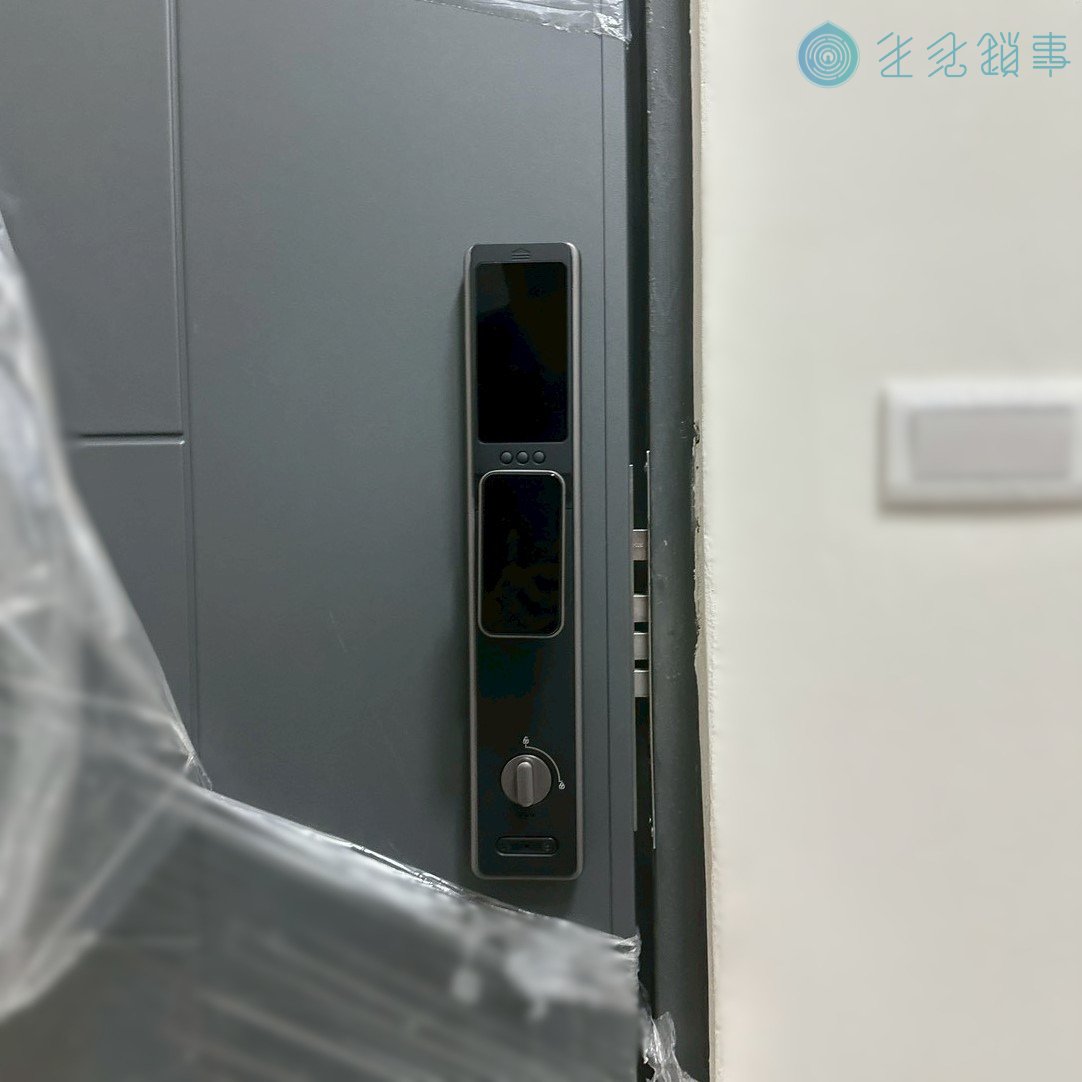 台中市潭子區電子鎖安裝實績｜Acer Gadget ODL104 新作門 完工照