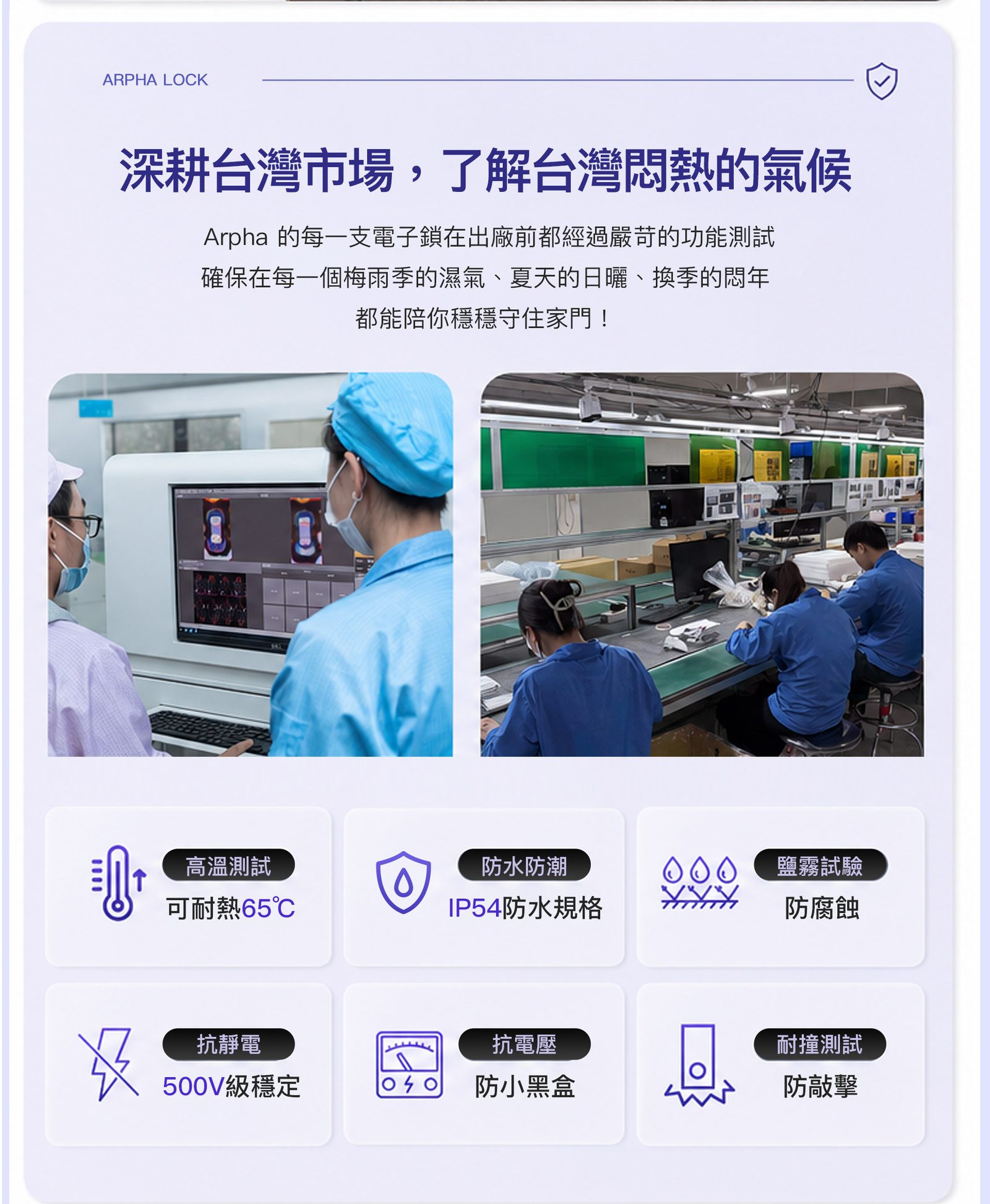 arpha R2 台灣工廠測試說明原廠圖片