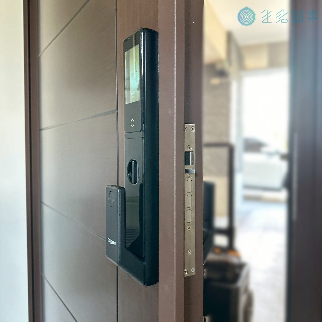 台中市大雅區電子鎖安裝實績|AXGON A1-200S PRO 透天 完工照