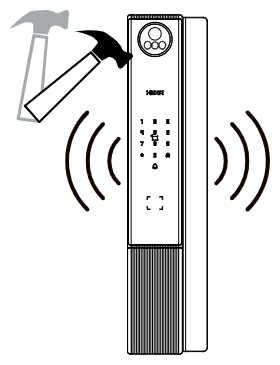 HEXA P200-Pro 防撬警報示意圖