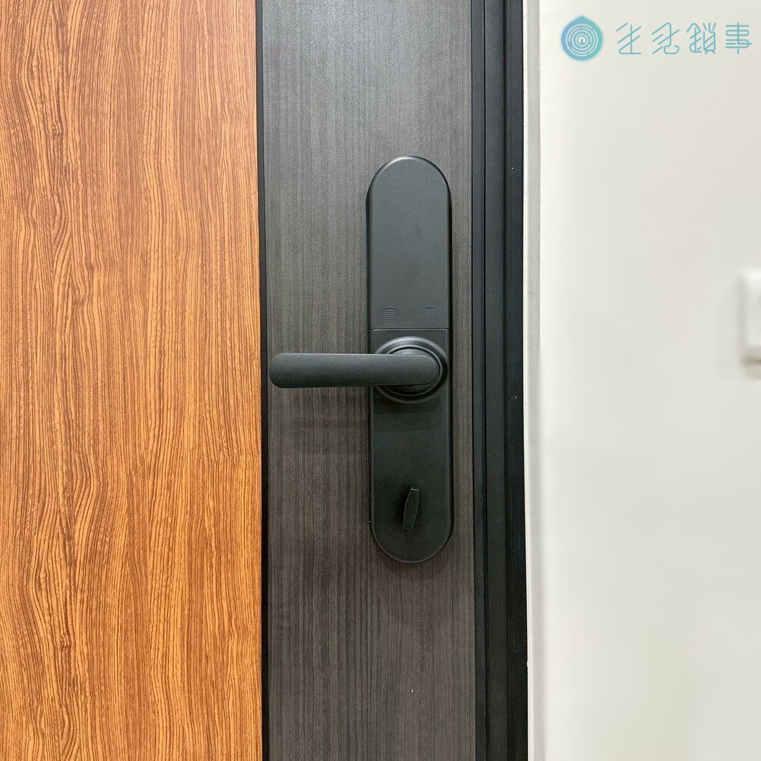 台中市西屯區電子鎖安裝實績｜LAVO L831 透天厝防水 完工照