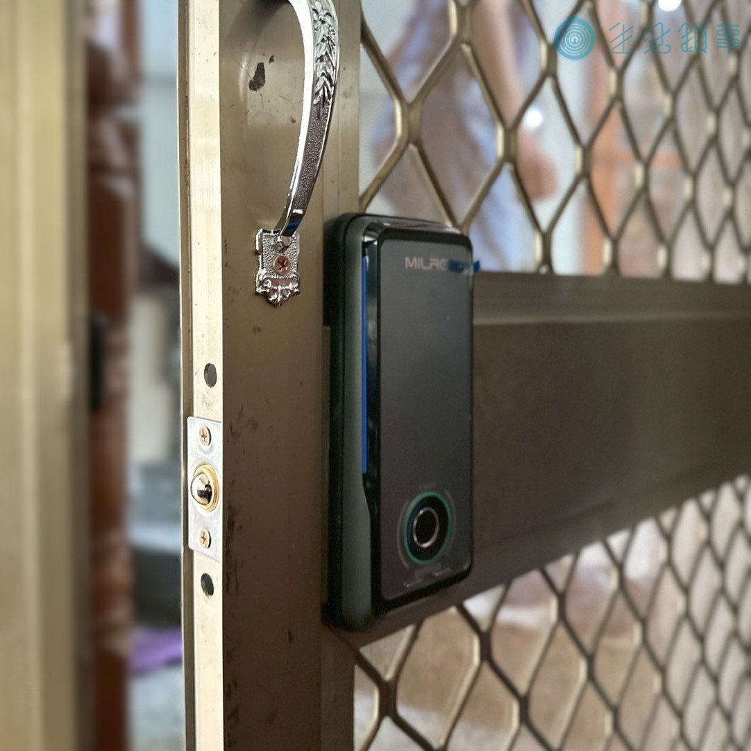 台中市潭子區電子鎖安裝實績|Milre 美樂 MI-510F 透天 完工照