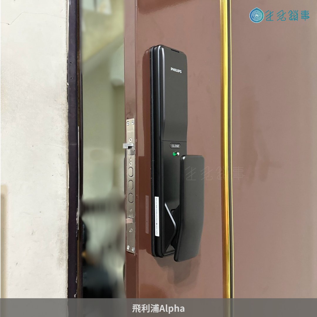 安裝實績｜Philips Alpha 完工照（門內背面）
