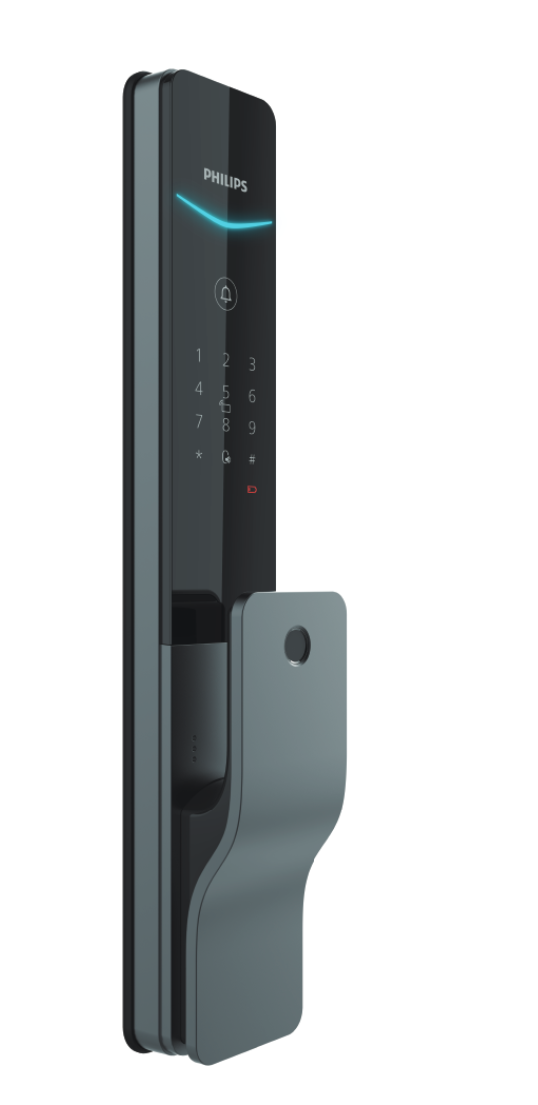 Philips DDL801-5HBS 推拉式智能門鎖外觀