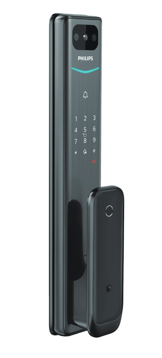 Philips Alpha-VP 可視推拉式智能門鎖外觀